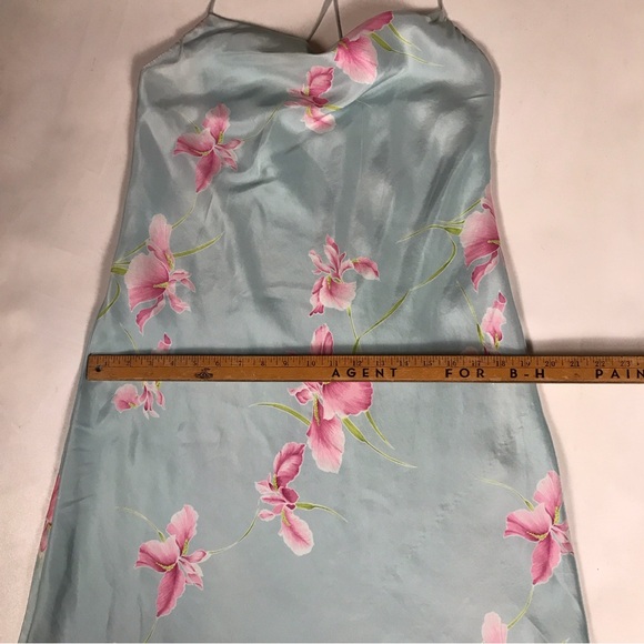 DKNY 100% Silk Floral Slip Dress - Picture 11 of 11